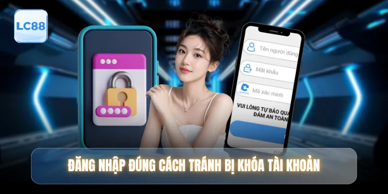 Đăng nhập đúng cách tránh bị khóa tài khoản